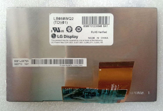 LB050WQ2-TD03 LG. LCD 5,0&quot; 480×272 ((RGB) 400 cd/m2 affichage LCD industriel