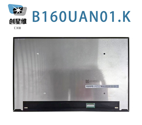 B160UAN01.K AUO 16,0&quot; 1920 ((RGB) ×1200, WUXGA 141PPI 89/89/89/89 affichage LCD industriel