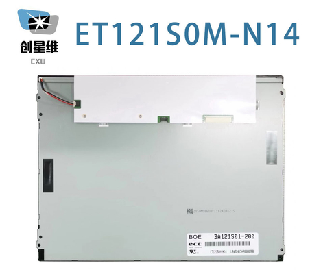 ET121S0M-N14 BOE 12,1&quot; 800 ((RGB) × 600, 400 cd/m2 80/80/65/75 affichage LCD industriel