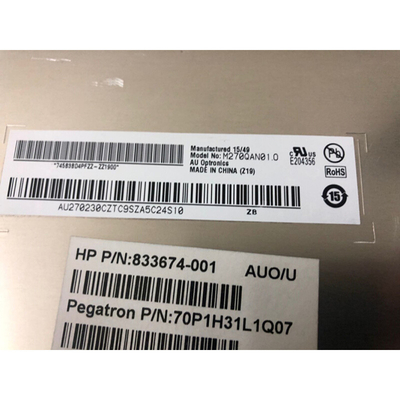 M270QAN02.0 AUO 27.0&quot; 3840 ((RGB) × 2160, 300 (Typ.) ((cd/m2) Affichage LCD industriel
