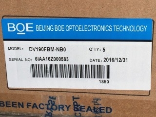 DV190FBM-NB0 BOE 19,1&quot; (1/3 coupure de 21,5&quot;) 1920 ((RGB) × 360 300 cd/m2 affichage LCD industriel