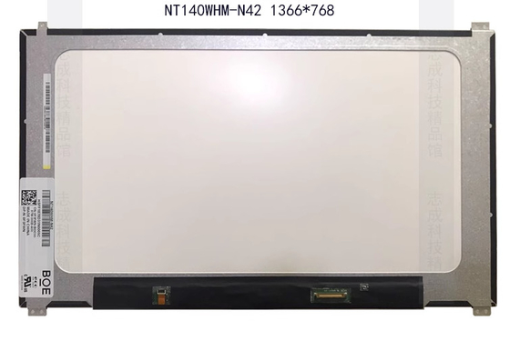 NT125WHM-N42 BOE 12,5&quot; 1366 ((RGB) × 768, 200 cd/m2 affichage LCD industriel