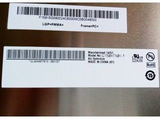 15 pouces de lampe LCD TFT rechangeable G150XTN01.1 Utilisation pour l'industrie 80/80/60/80 (type.)