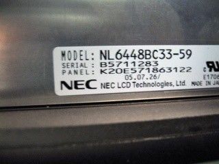 10.4 INCH NEC affichage TFT NL6448BC33-59 70/70/45/55 (type.)