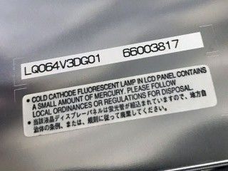640×480 6,4" Angle de vue 70/70/40/70 LQ064V3DG01 VGA 124PPI Panneau LCD TFT