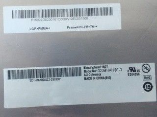 72% NTSC 23 pouces 300cd/m2 Affichage LCD TFT G230HAN01.1 89/89/89/89 (Typ.)