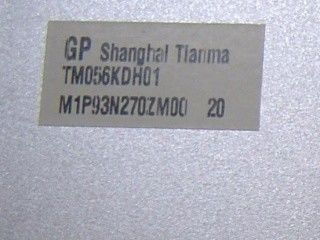 TM056KDH01 5,6&quot; 320×234 71PPI 200cd/m2 Vue sous angle 65/65/45/65 TIANMA TFT