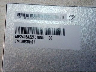 L'écran est équipé d'un écran LCD TFT de 250 cd/m2 8,0&quot; 800×600 TM080SDH01