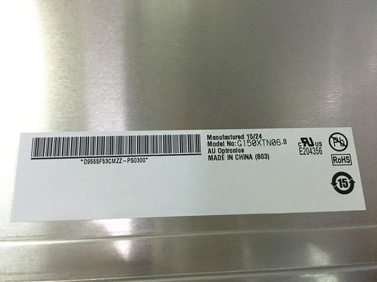 G150XTN06.0 1024×768 XGA 85PPI 450cd/m2 Panneau LCD industriel
