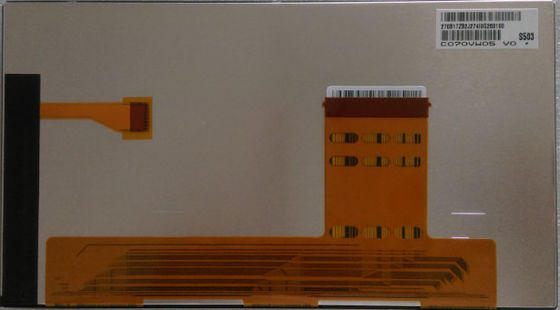 C070VW05 V0 AUO 7INCH	Température de fonctionnement de 800×480RGB 500CD/M2 WLED TTL : -30 | AFFICHAGE INDUSTRIEL d'affichage à cristaux liquides de 85 °C