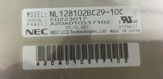 NL128102BC29-10C AVANT le Temp de stockage de 19INCH 290CD/M2 LCM 1280×1024 1280×1024RGB CCFL LVDS. : -20 | DISP INDUSTRIELLE d'affichage à cristaux liquides de 60 °C