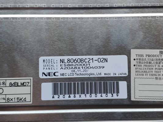 Panneau NL8060BC21-02N de NEC TFT de LCM 800×600RGB 400CD/M2 CCFL LVDS
