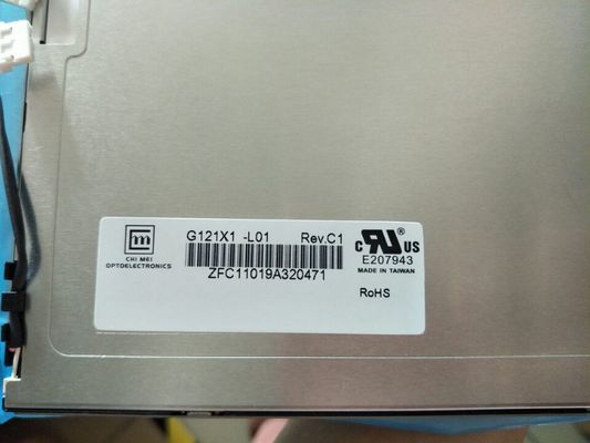 G121X1-L01 CMO 12,1 » 1024 (RVB) AFFICHAGES INDUSTRIELS d'affichage à cristaux liquides de ² de ×768 450 cd/m