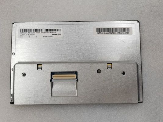 7&quot; LCM 800×480RGB	² de 350cd/m   Dièse LQ070Y3DG05	Affichage de TFT LCD
