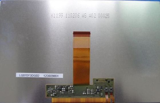 LQ070Y3DG02 dièse 7&quot; LCM 800×480RGB  ² de 280cd/m   AFFICHAGE INDUSTRIEL D'AFFICHAGE À CRISTAUX LIQUIDES