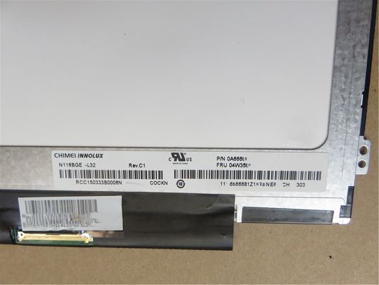 N116B6-L02 CMO 11,6 » 1366 (RVB) AFFICHAGES INDUSTRIELS d'affichage à cristaux liquides de ² de ×768 200 cd/m