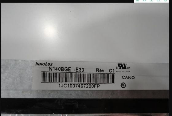 N140BGE-E33 INNOLUX 14,0 » 1366 (RVB) AFFICHAGES INDUSTRIELS d'affichage à cristaux liquides de ² de ×768 220 cd/m