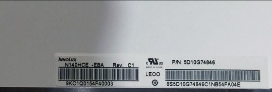 N140HCE-EBA INNOLUX 14,0 » 1920 (RVB) AFFICHAGES INDUSTRIELS d'affichage à cristaux liquides de ² de ×1080 220 cd/m