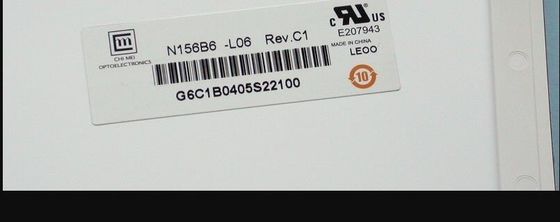 N156B6-L06 CMO 15,6 » 1366 (RVB) AFFICHAGES INDUSTRIELS d'affichage à cristaux liquides de ² de ×768 170 cd/m