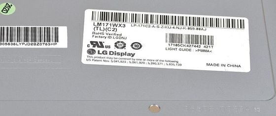 LM171WX3-TLC2 LG Display 17,1 » 1440 (RVB) AFFICHAGES INDUSTRIELS d'affichage à cristaux liquides de ² de ×900 250 cd/m