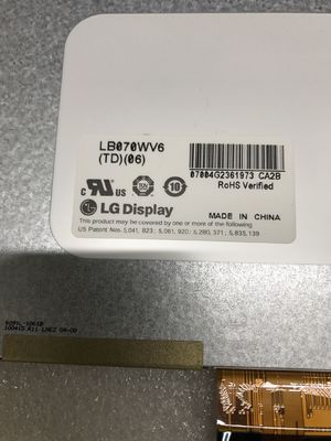 Cd/m de LB070WV6-TD06 LG Display 7,0&quot; 800 (RVB) AFFICHAGE INDUSTRIEL d'affichage à cristaux liquides de ² de ×480 350