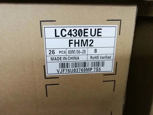 AFFICHAGE INDUSTRIEL 51PPI d'affichage à cristaux liquides de ×1080 300cd/m2 de LC430EUE-FHM2 LG Display 43&quot; 1920 (RVB)