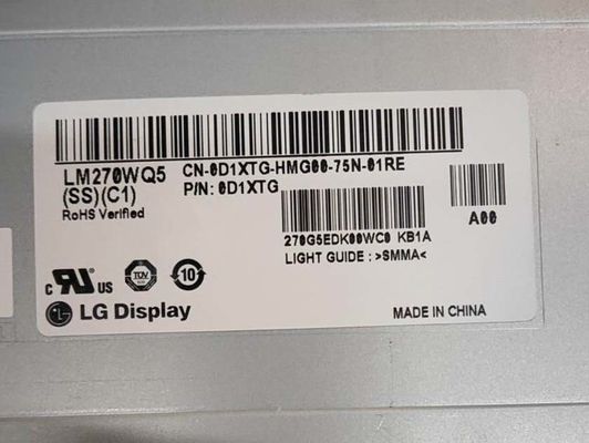 2560x1440 300cd/m2 Module vidéo LCD 27.0&quot; LM270WQ5-SSC1 89/89/89/89 (Typ.)
