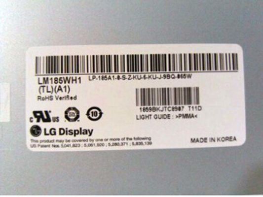 LM185WH1-TLA1 AFFICHAGE INDUSTRIEL d'affichage à cristaux liquides de 1366×768 300cd/m2 du LG Display 18,5 »