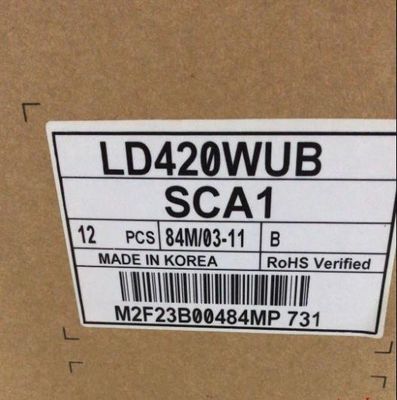 24in 1920×1080 700cd/M2 Tft écran LCD 2PPI LD420WUB-SCA1 89/89/89/89 (type.)