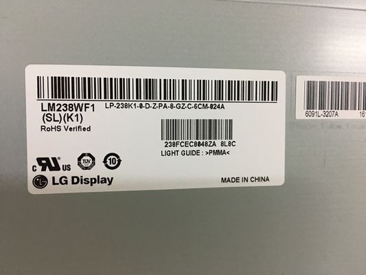 23,8 panneau industriel FHD 92PPI LM238WF1-SLA1 d'affichage à cristaux liquides de pouce 250cd/M2