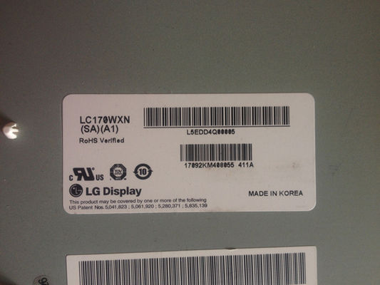 L'affichage RGB Tft de 1366x768 350cd/M2 17,0&quot; LC170WXN-SAA1 89/89/89/89 (Min.)