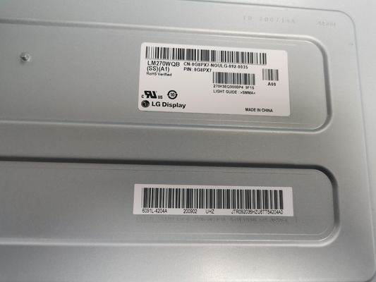 LM270WQB-SSA1 27.0&quot; 2560x1440 450cd/m2 89/89/89/89 affichage LCD industriel