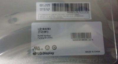 LB104V03-A1 LG. LCD 10,4&quot; 640 ((RGB) × 480 400 cd/m2 affichage LCD industriel