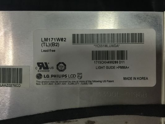LM171W02-TLB2 LG. LCD 17,1&quot; 1440 ((RGB) × 900 250 cd/m2 affichage LCD industriel