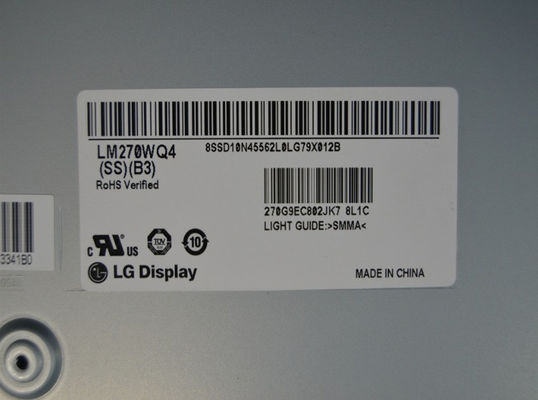 Cd/m de LM270WQ4-SSB3 LG Display 27,0&quot; 2560 (RVB) AFFICHAGE INDUSTRIEL d'affichage à cristaux liquides de ² de ×1440 350