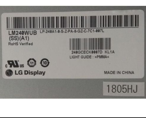 AFFICHAGE INDUSTRIEL d'affichage à cristaux liquides de ² de ×1200 350 cd/m de LM240WUB-SSA1 LG Display 24,0&quot; 1920 (RVB)