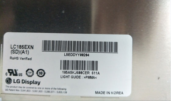 LC185EXN-SDA1 LG Display 18,5 » 1366 (RVB) AFFICHAGES INDUSTRIELS d'affichage à cristaux liquides de ² de ×768 250 cd/m