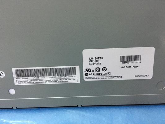 LM190E05-SL03 LG. LCD 19,0&quot; 1280 ((RGB) × 1024 230 cd/m2 affichage LCD industriel