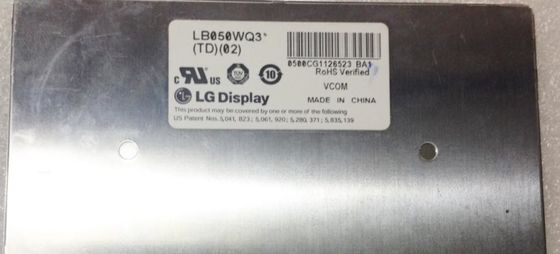 LB050WQ3-TD02 LG. écran LCD 5,0&quot; 480×272 ((RGB) 500 cd/m2 affichage LCD industriel