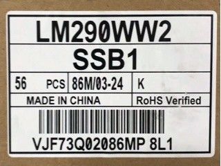 300cd/m2 de LM290WW2-SSB1 LG Display 29,0&quot; 2560 (RVB) AFFICHAGE INDUSTRIEL d'affichage à cristaux liquides de ×1080