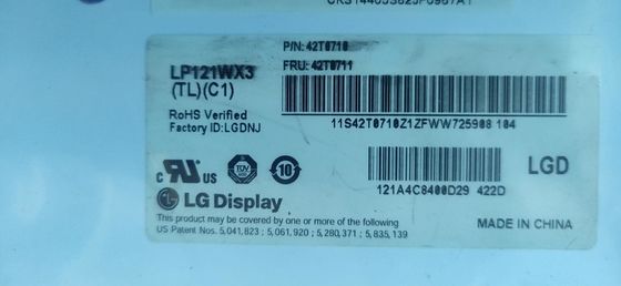 12,1 » panneaux 220cd/m2 LP121WX3-TLC1 de 1280×800 124PPI WXGA TFT LCD