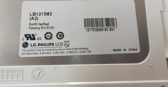 12.1&quot; 800×600 400cd/m2 82PPI Panneau TFT WLED LB121S03-TL01 65/65/50/60 (Typ.)