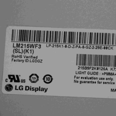 Panneau industriel 250cd/m2 LM215WF3-SLK1 1920×1080 WLED de l'affichage à cristaux liquides 102PPI