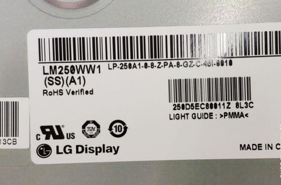 Panneau 25,0&quot; de 111PPI RVB 250cd/M2 TFT LCD 2560×1080 LM250WW1-SSA1